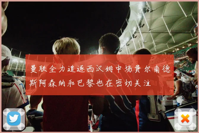 曼联全力追逐西汉姆中场费尔南德斯阿森纳和巴黎也在密切关注